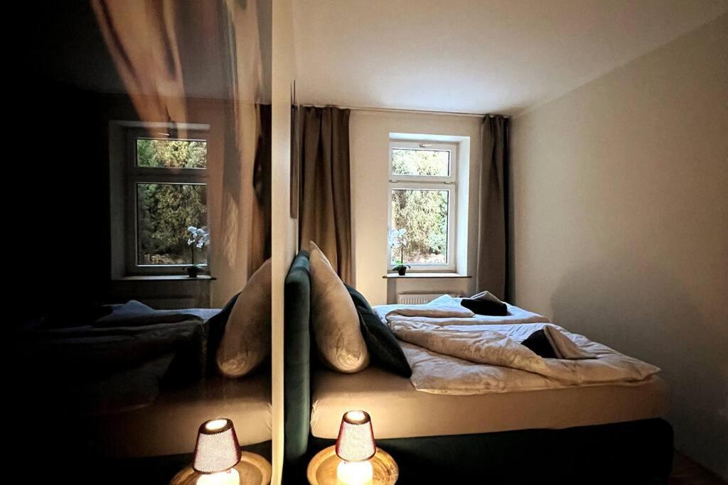 Soul-apartment Terrasse Privat-parkplatz Boxspringbett 55zoll Tv Wlan Apartment